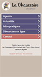Mobile Screenshot of lachaussaire.fr